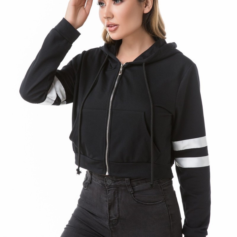 Yoga Fitness Hoodie - Women Sport Jacket Zipper Yoga Coat