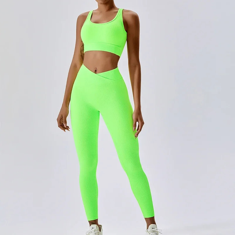 Ribbed Yoga Set Sportswear Wom - đánh giá và giá Yoga Fitness Hoodie