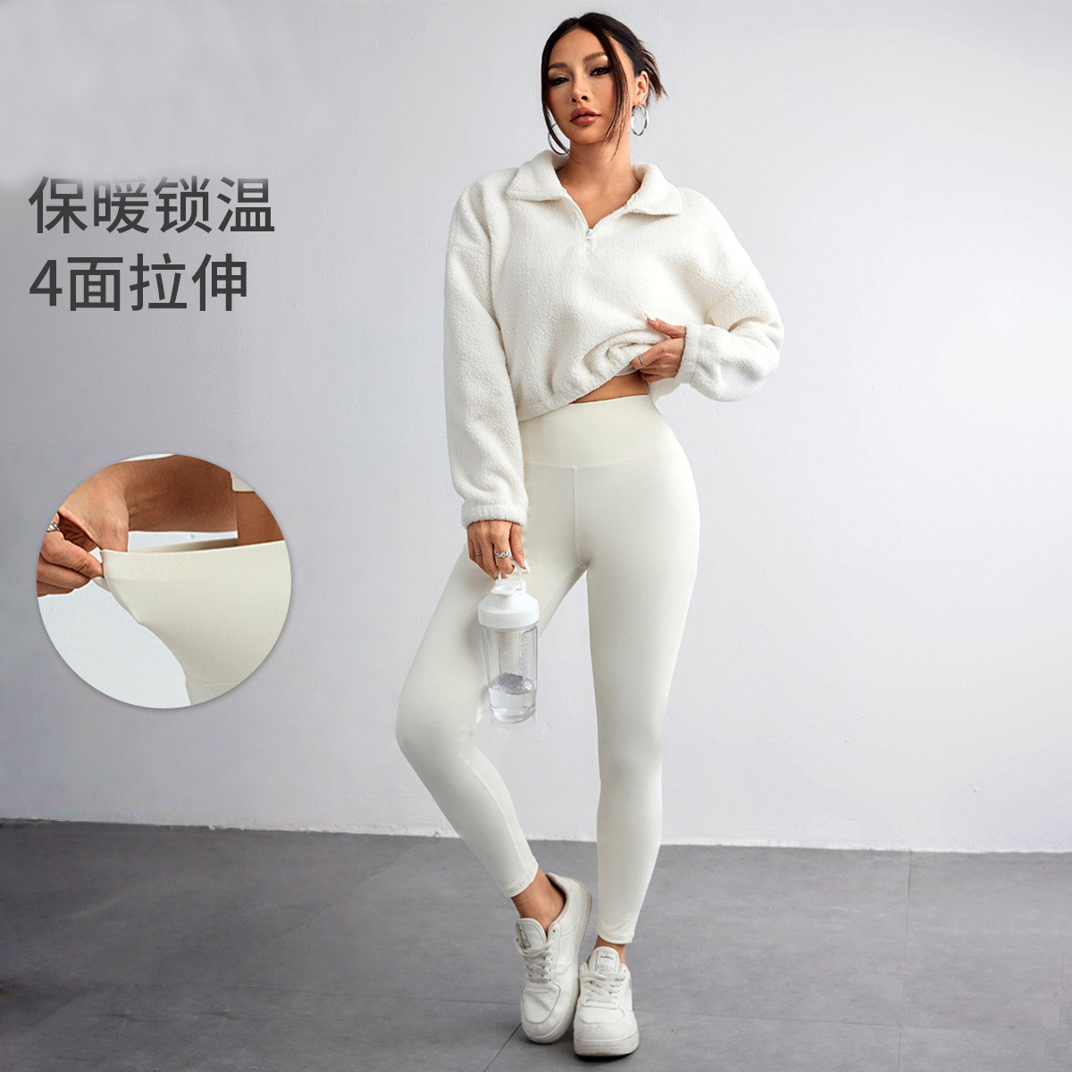 New Autumn and Winter Solid Co - đánh giá và giá Yoga Fitness Hoodie