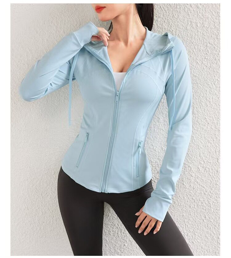Women's Long-Sleeved Yoga Wear - đánh giá và giá Yoga Fitness Hoodie