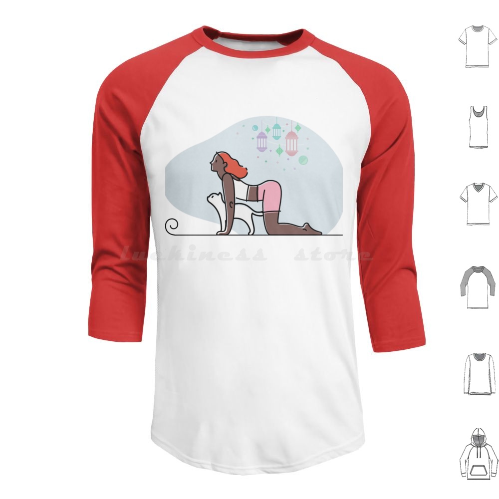 Yoga Cat Pose Hoodies Long Sle - đánh giá và giá Yoga Fitness Hoodie