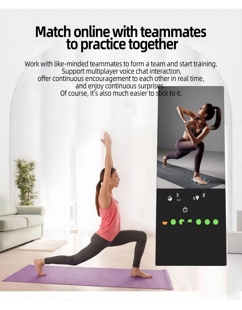 Smart A-Shape Fitness Mirror w - đánh giá và giá Yoga Fitness Hotel